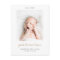 Simple Modern Custom Photo New Baby Birth