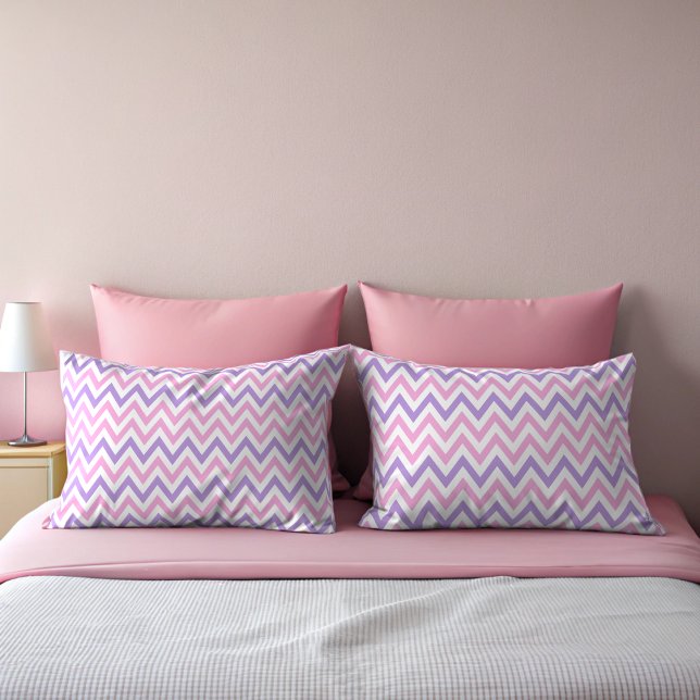 Simple Modern Cute Girly Pink and Stylish Pattern  Pillow Case (Creator Uploaded)