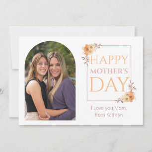 Simple Modern Cute Mom Happy Mothers Day 