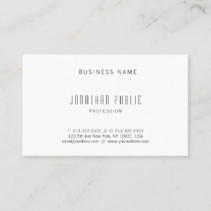 Simple Modern Design Professional Elegant Template Business Card