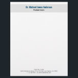 Simple Modern Doctor  Letterhead<br><div class="desc">Simple Modern Doctor Letterhead</div>
