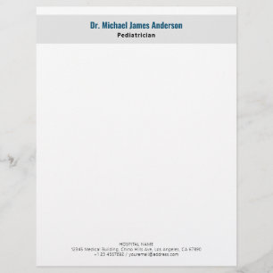 Simple Modern Doctor Letterhead