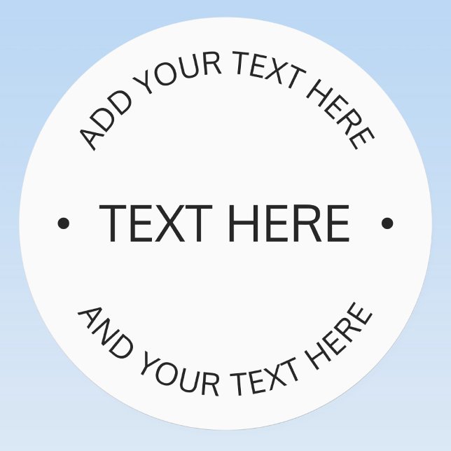 Simple Modern Editable Text | White & Black Labels (Creator Uploaded)