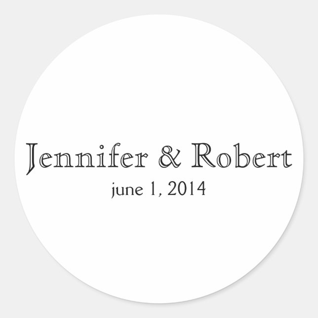 Simple Modern Elegance Envelope Seal (Front)