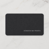 Minimal Luxury Navy Blue Silver Monogram Business Card