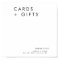 Simple Modern Elegant Cards And Gifts Wedding Sign
