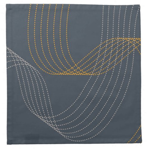 Simple modern elegant cool trendy illustration cloth napkin