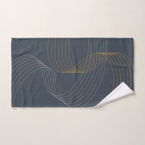 Simple modern elegant cool trendy illustration hand towel 