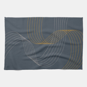 Simple, modern, elegant, cool, trendy illustration kitchen towel