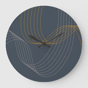 Simple, modern, elegant, cool, trendy illustration large clock