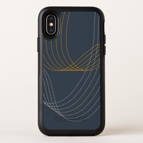 Simple modern elegant cool trendy illustration OtterBox symmetry iPhone x case