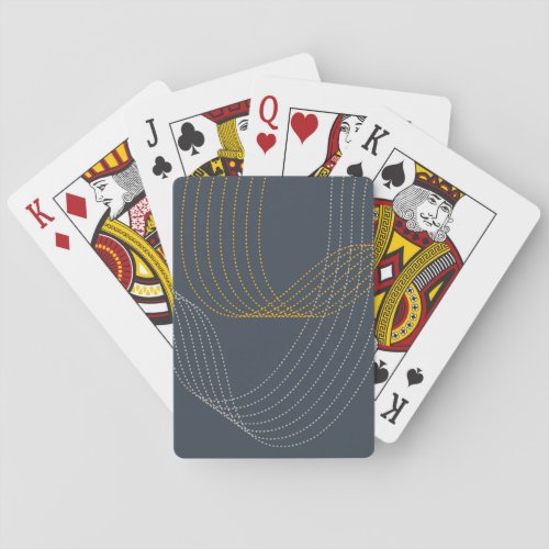 Simple modern elegant cool trendy illustration poker cards