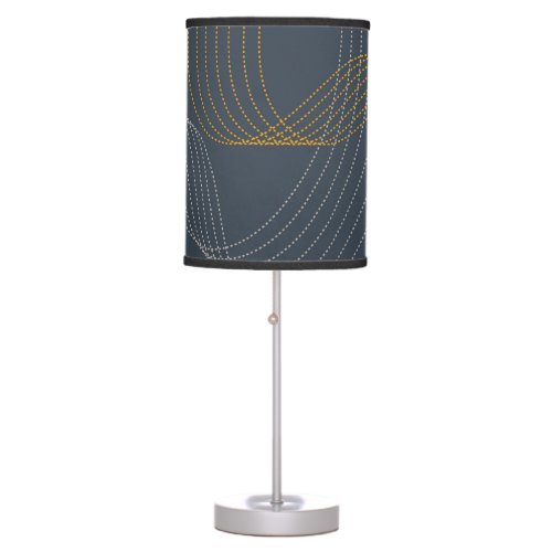 Simple modern elegant cool trendy illustration table lamp
