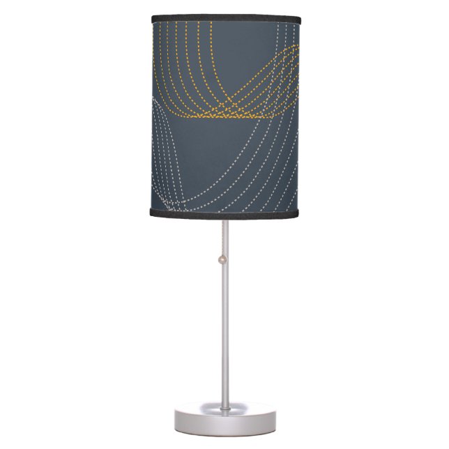 Simple, modern, elegant, cool, trendy illustration table lamp (Front)