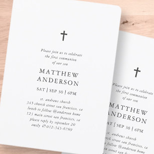 Boy First Communion Invitations & Invitation Templates