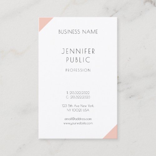 Simple Modern Elegant Professional Template Business Card