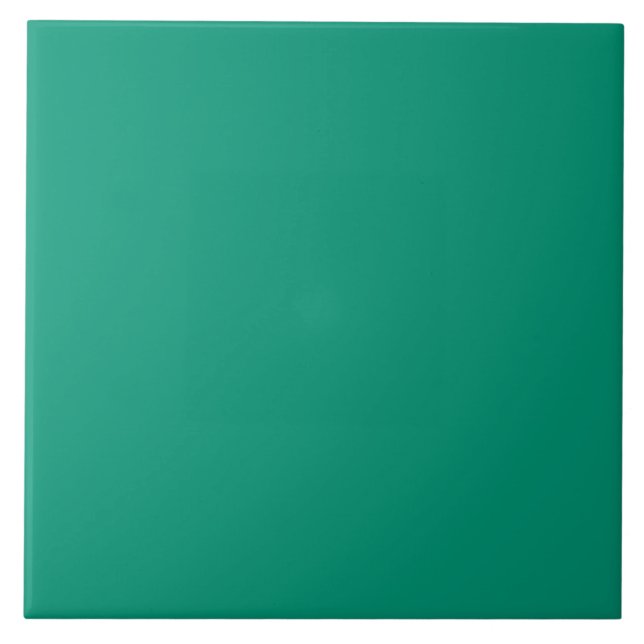 Simple Modern Emerald Ceramic Tile (Front)