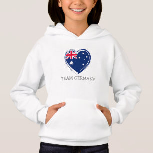 Simple Modern England Fan UK Flag team name Hoodie