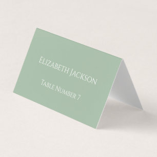 Simple Modern Eucalyptus Wedding Reception Name