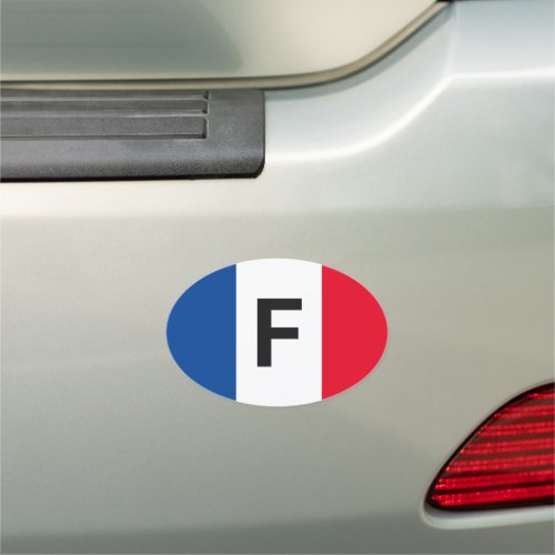   Simple Modern European Style Country France Flag Car Magnet