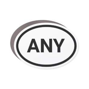 Simple Modern European Style Custom Country City Car Magnet