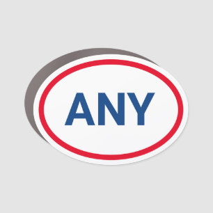   Simple Modern European Style Custom Country City Car Magnet