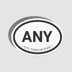   Simple Modern European Style Custom Country City Car Magnet