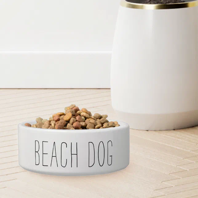 Beach 2025 dog bowl