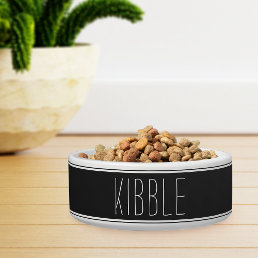 Simple Modern Farmhouse Style Kibble Food Bowl
