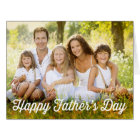 Simple Modern Father's Day Photo Card