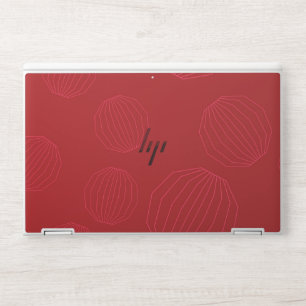 Simple, modern, flowing Christmas ornaments HP Laptop Skin