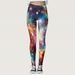 Simple Modern : Galaxy Space Rock Cool Leggings