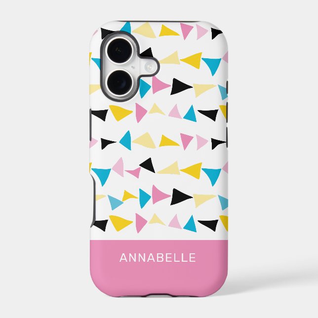 Simple modern geometric confetti Case-Mate iPhone case (Back)