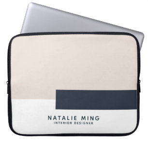 Simple Modern Geometric design Laptop Sleeve