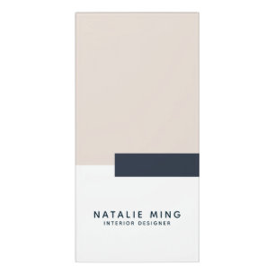 Simple Modern Geometric pastel Door Sign