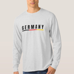 Simple Modern Germania Germany Art Letter Souvenir T-Shirt