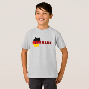 Simple Modern Germania Germany Art Letter Souvenir T-Shirt