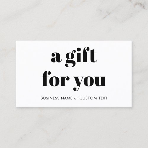 Simple Modern Gift For You Coupon Code Business