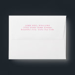 Simple Modern Girly Blush Pink Name Address Envelope<br><div class="desc">Simple Modern Classic Girly Blush Pink Name Address envelope</div>