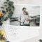 Simple Modern Gold Photo Wedding Save the Date
