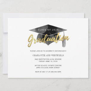 Simple Modern Graduation 2026 Party Invitation