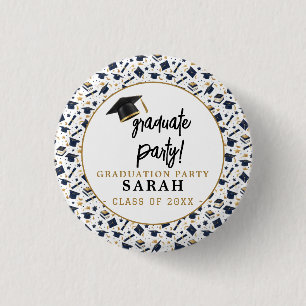 Simple Modern Graduation Party Button