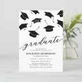 Simple Modern Graduation Party Invitations (Standing Front)