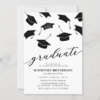 Simple Modern Graduation Party Invitations