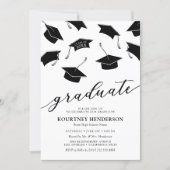 Simple Modern Graduation Party Invitations (Front)