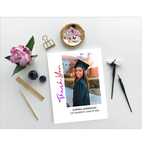 Simple Modern Graduation Postcard