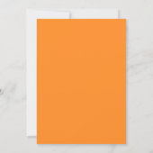 Simple Modern Graduation Script Photo Orange (Back)