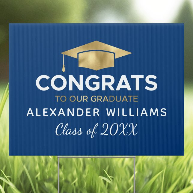 Simple Modern Graduation Yard Sign (Creator Uploaded)