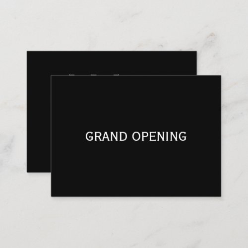 Simple  Modern Grand Opening Ceremony Card