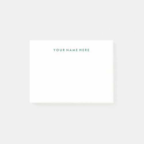 Simple Modern Green Post_it NotePad